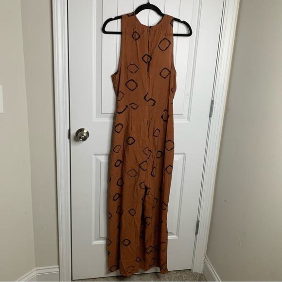 Anthropologie Eva‎ Franco Faith wide leg halter jumpsuit size 8 vacation summer - Picture 7 of 9
